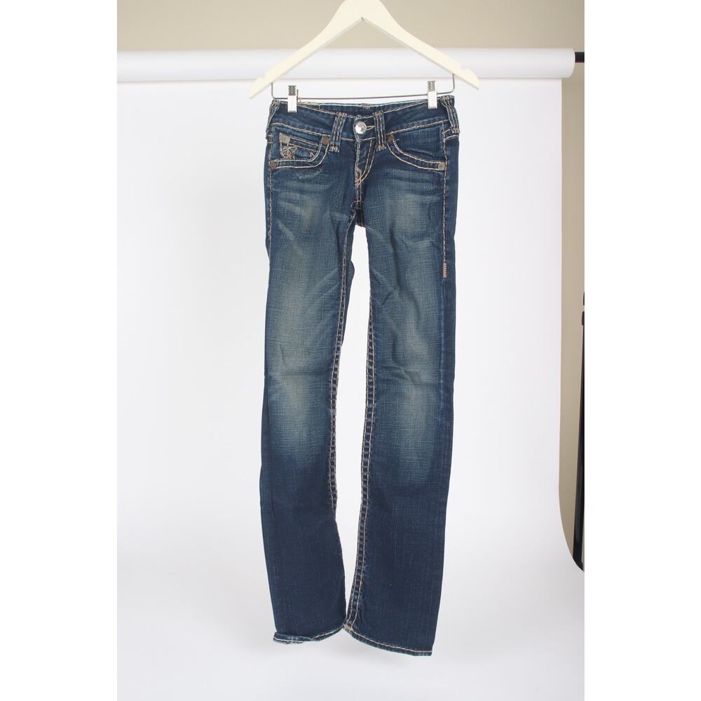 True Religion Joey low rise flare boot cut jeans sz 25